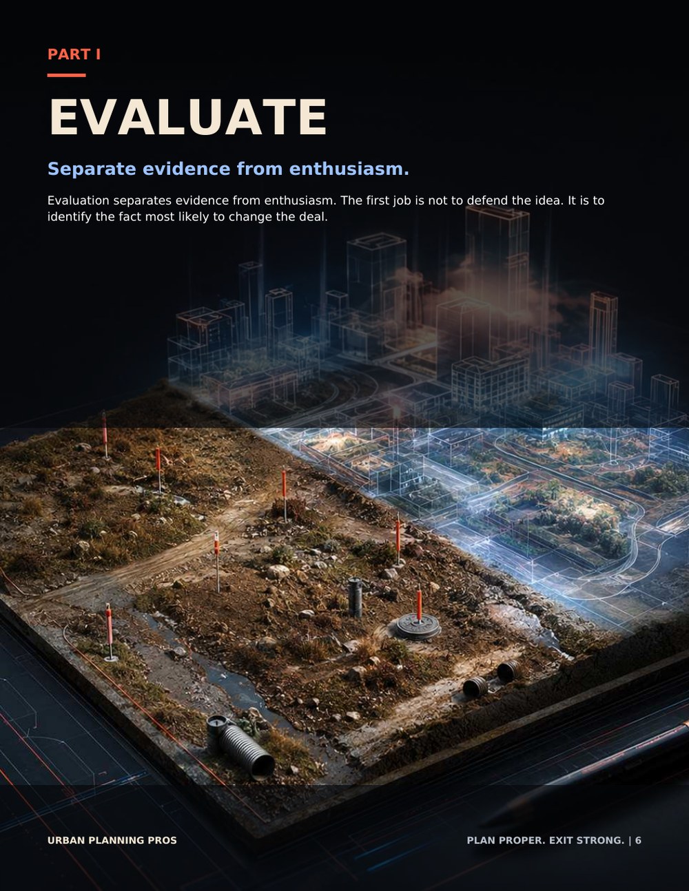 Evaluate chapter spread from Before the Land Deal Gets Expensive
